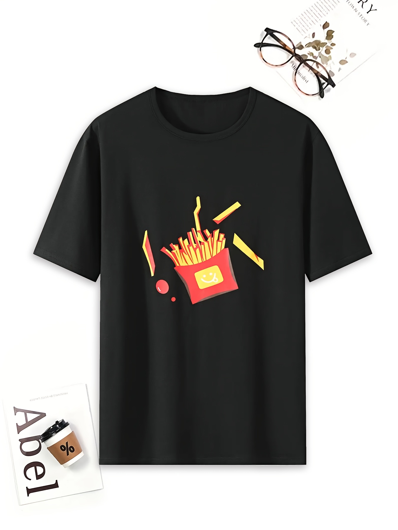 A set of french fries printed  - Summer Clothing In French ulasan dan harga