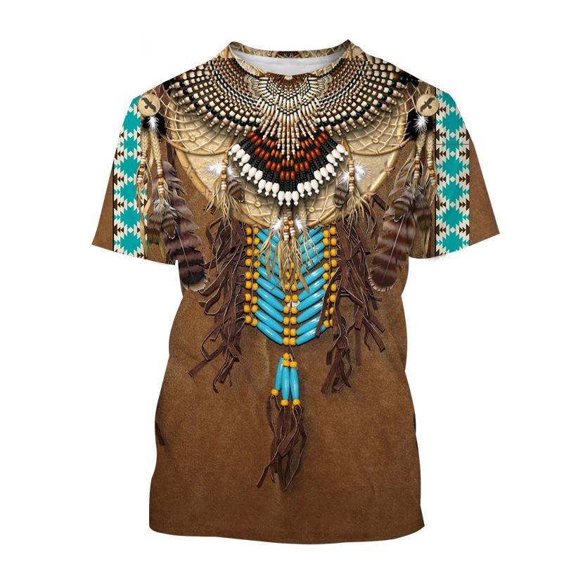 Indian Ethnic Style 3D Print T - Indian Summer Vintage Clothing ulasan dan harga