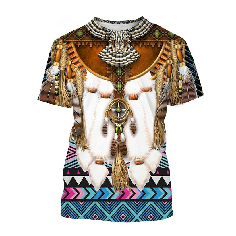 Indian Ethnic Style 3D Print T - Indian Summer Vintage Clothing ulasan dan harga