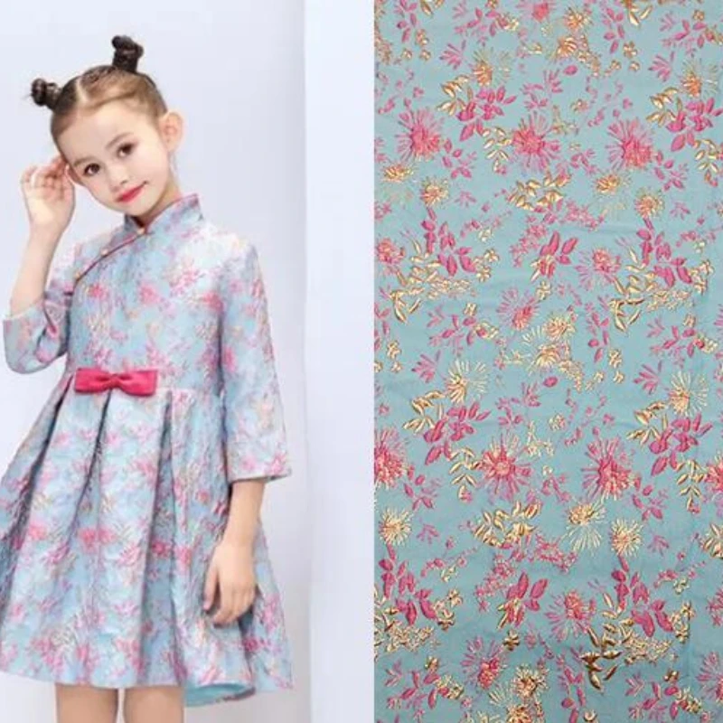 Bronzing Jacquard Brocade Poly - Summer Clothing Material ulasan dan harga