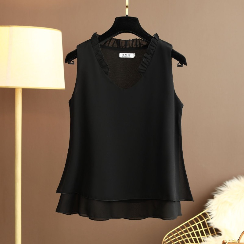 Plus Size Halter Chiffon Top S - Halter Neck Top ulasan dan harga