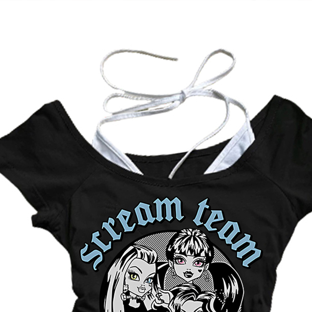 Aesthetic Punk Fairy Tee kawai - Summer Clothing Newborn ulasan dan harga
