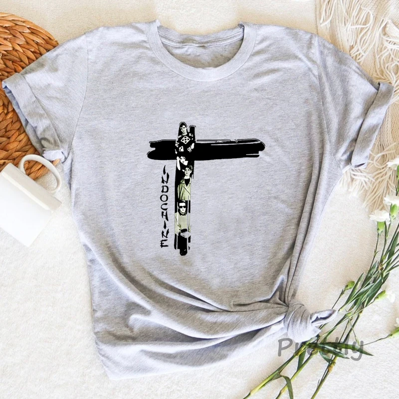Indochine Pop Rock T-Shirt New - Summer Clothing In French ulasan dan harga
