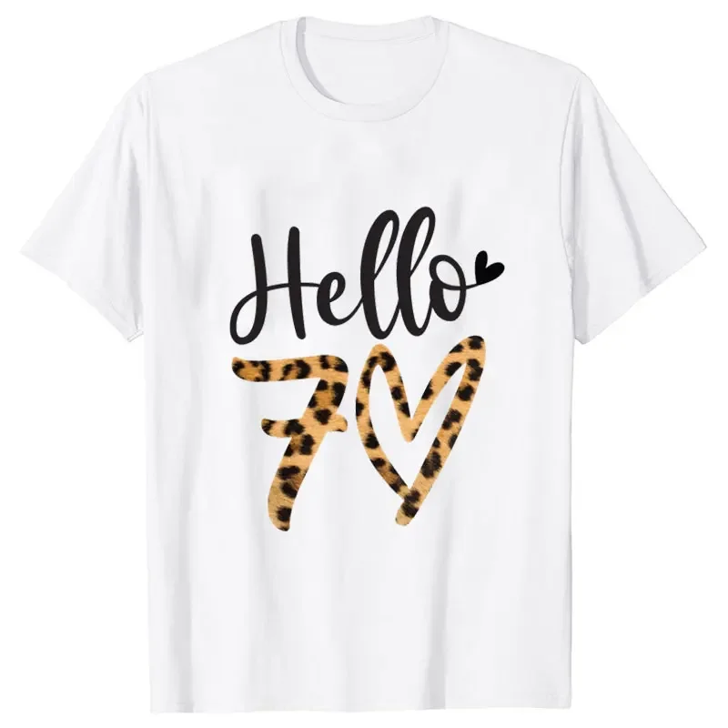 Hello 70 Tops Leopard Graphic  - Summer Loving Clothing ulasan dan harga