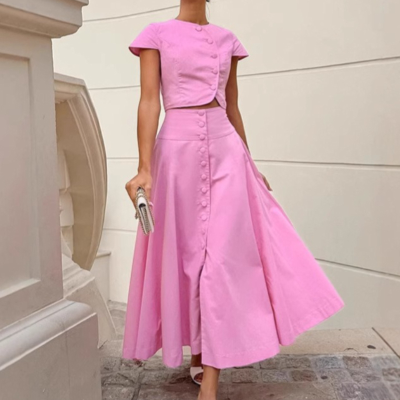 French Style Elegant A-line Lo - Summer Clothing In French ulasan dan harga