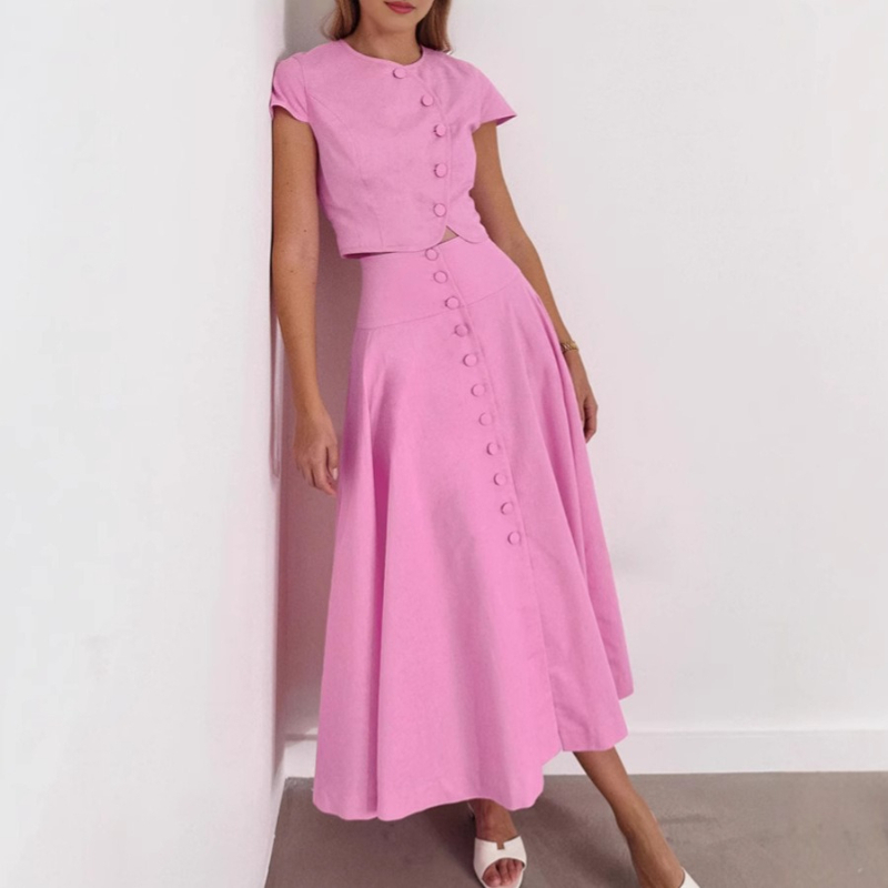French Style Elegant A-line Lo - Summer Clothing In French ulasan dan harga