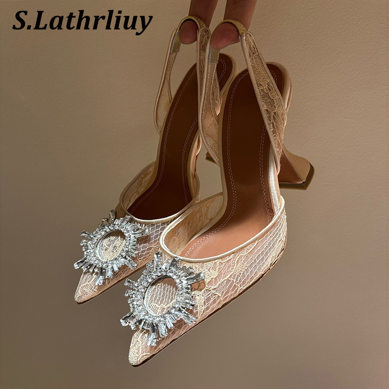 Sandals Rhinestone Flower Poin - Summer Clothing Collection ulasan dan harga